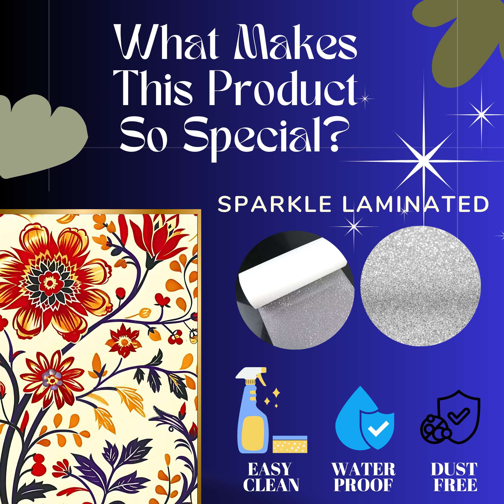 Set of Two Wall Paintings for Wall Dacoration Golden Framed Wall Paintings for Living Room & Bedroom Wall Art for Home Decoration & Office Wall Décor (14x11 inch CH-GD2-15) - Image 2